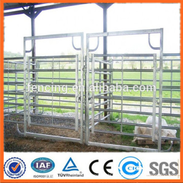 Tubo de aço corral painéis de vedação / galvanizado cabine cerca de cavalos painéis / metal pecuária farm cerca painel